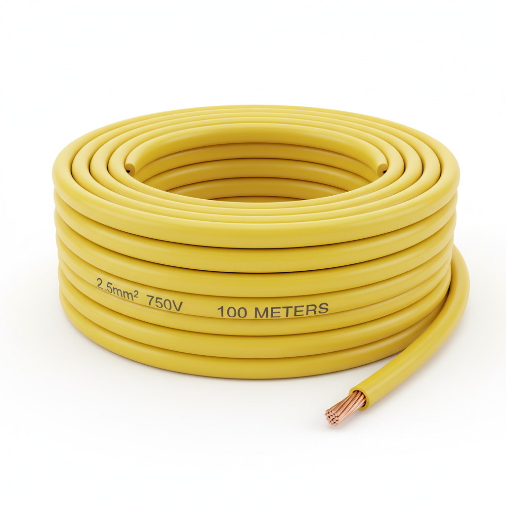 Cabo Flexível 2,5mm² 750V Rolo com 100 Metros