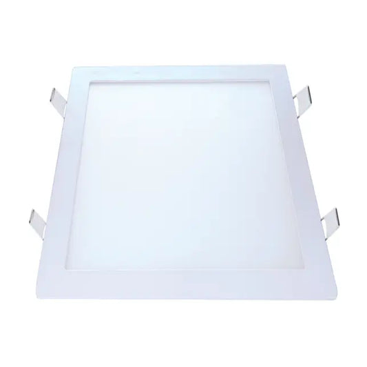 Painel Plafon LED Embutir Quadrado 18W Luz Branca (6500K)