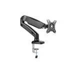 Suporte De Mesa Para Monitor 13 A 27 Tri-Articulado Com Inclinação E Pistão Giratório Mt Uno Multivisão