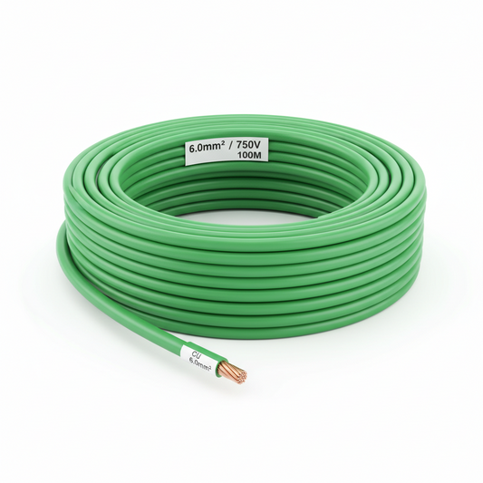 Cabo Flexível 6,0mm² 750V Rolo com 100 Metros