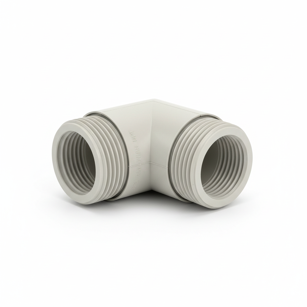 Curva 90 Graus PVC Rígido Roscável 3/4 polegada