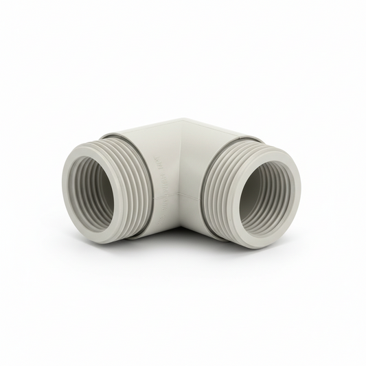 Curva 90 Graus PVC Rígido Roscável 3/4 polegada