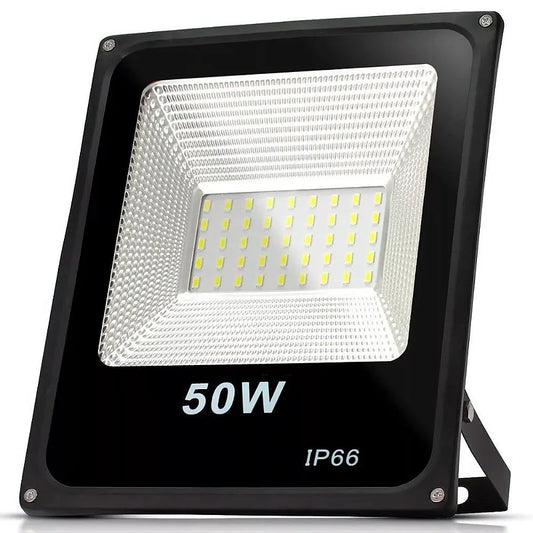 Refletor LED Holofote Slim 50W IP66 Luz Branca Externa
