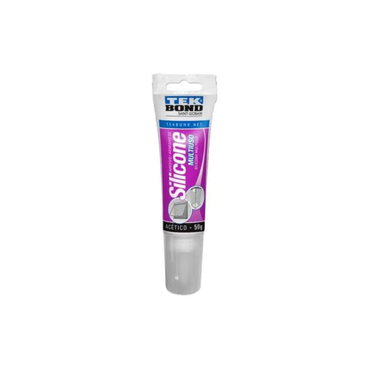 Tubo Silicone Multiuso Incolor Com 50g Tek Bond
