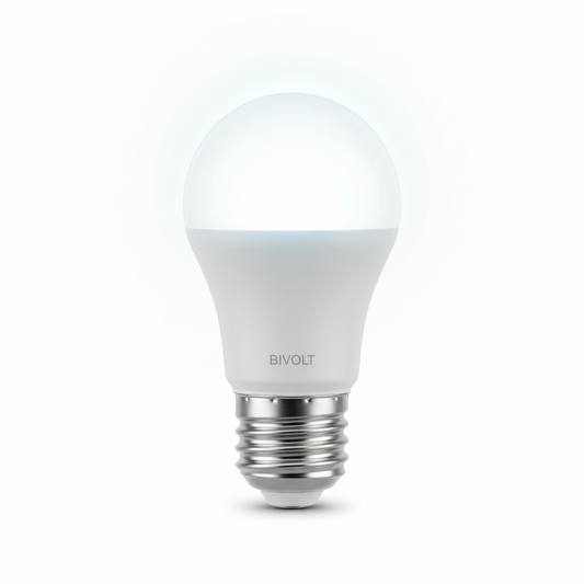 Lâmpada LED Bulbo 9W Bivolt Luz Branca (6500K)